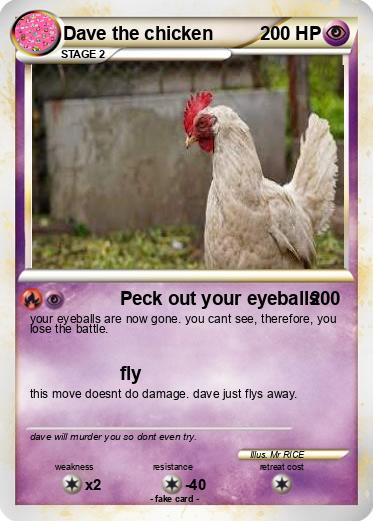 Pokemon Dave the chicken