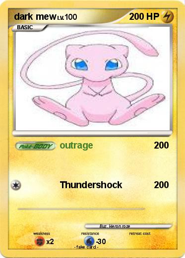 Pokemon dark mew