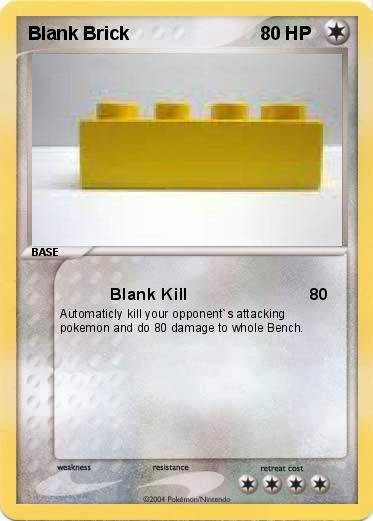 Pokemon Blank Brick