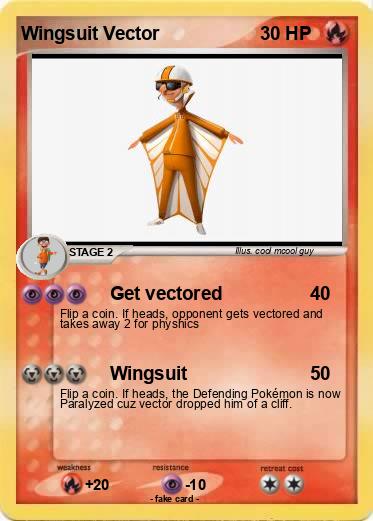 Pokemon Wingsuit Vector