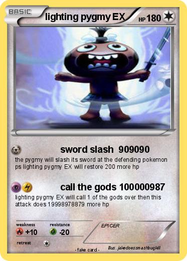Pokemon lighting pygmy EX