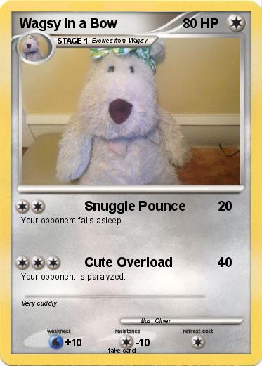 Pokemon Wagsy in a Bow