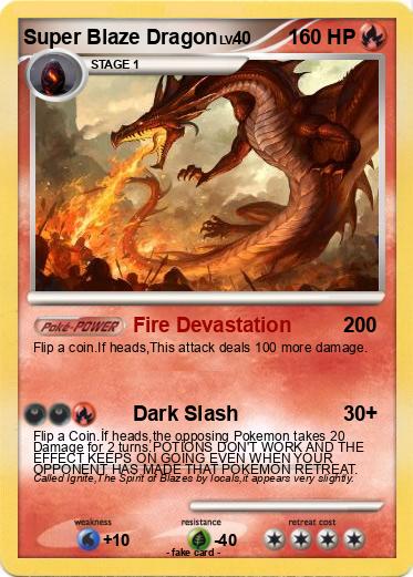 Pokemon Super Blaze Dragon