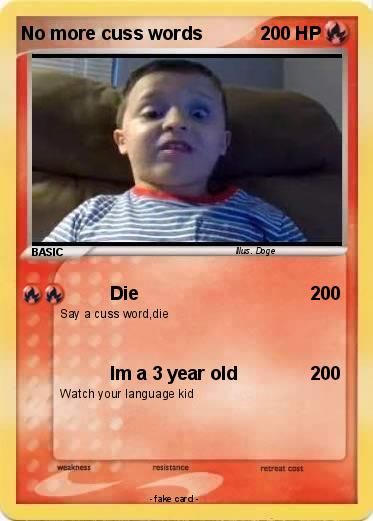 Pokemon No more cuss words
