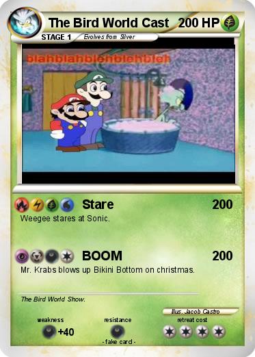 Pokemon The Bird World Cast