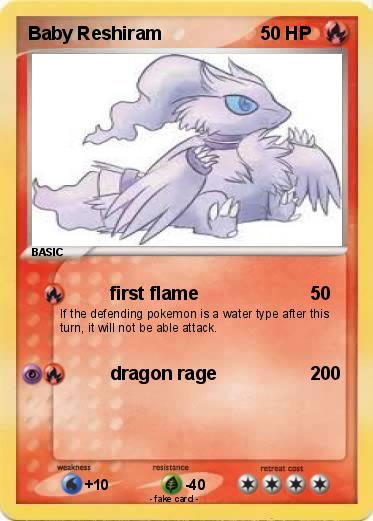 Pokemon Baby Reshiram