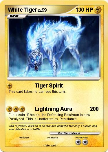 Pokemon White Tiger