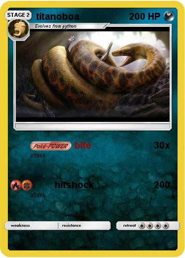 Pokemon titanoboa
