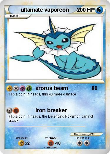 Pokemon ultamate vaporeon