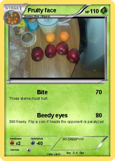 Pokemon Fruity face