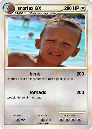 Pokemon snorlax GX