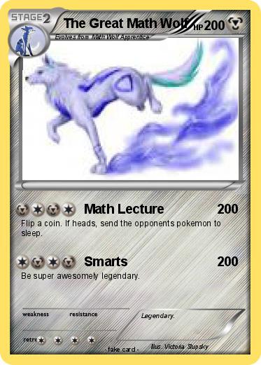 Pokemon The Great Math Wolf