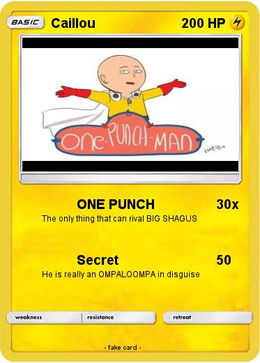 Pokemon Caillou