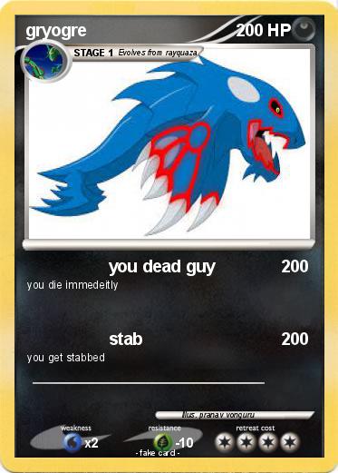 Pokemon gryogre
