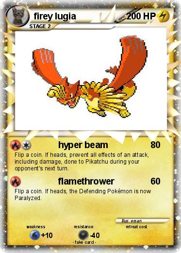 Pokemon firey lugia