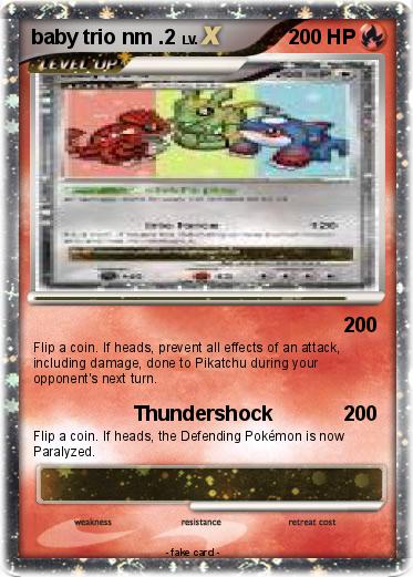 Pokemon baby trio nm .2