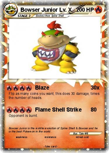 Pokemon Bowser Junior Lv. X