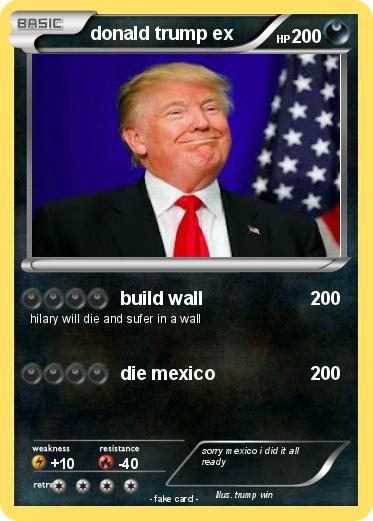 Pokemon donald trump ex