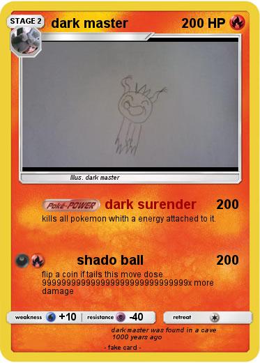 Pokemon dark master