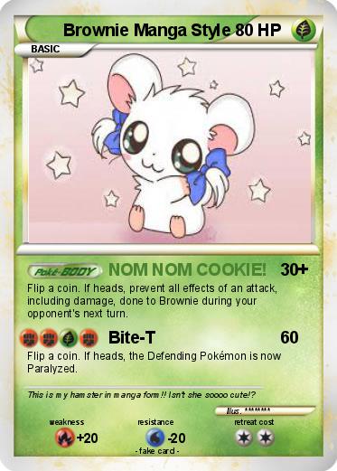 Pokemon Brownie Manga Style