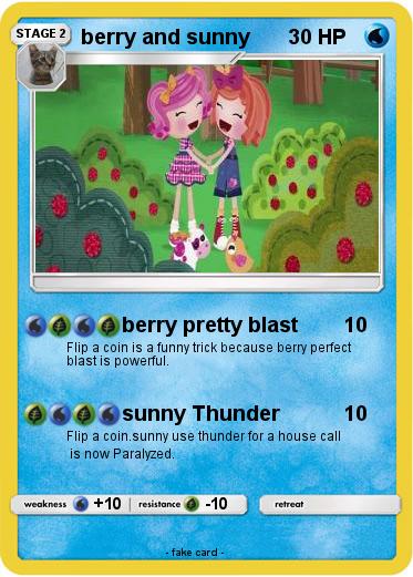 Pokemon berry and sunny