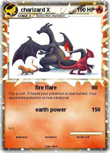 Pokemon charizard X