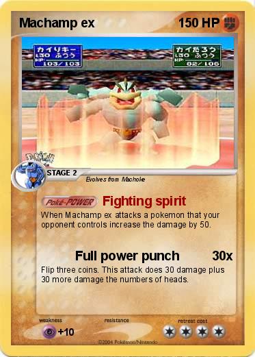 Pokemon Machamp ex
