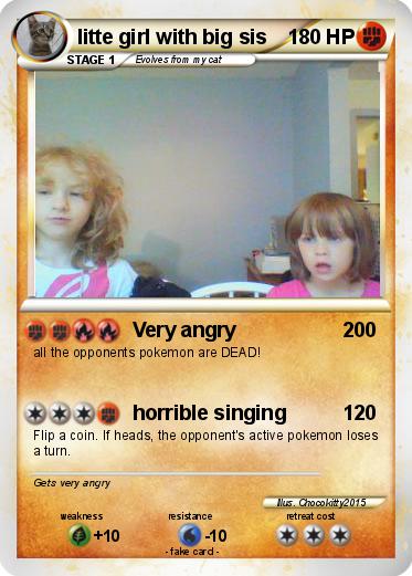 Pokemon litte girl with big sis