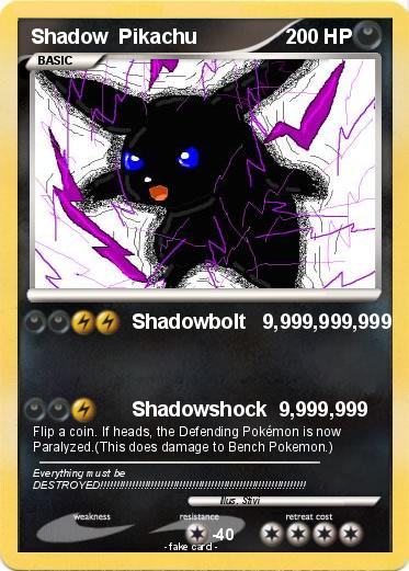 Pokemon Shadow  Pikachu