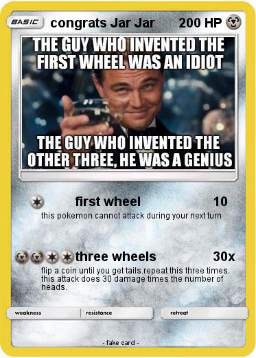 Pokemon congrats Jar Jar