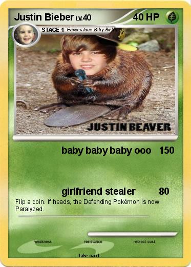 Pokemon Justin Bieber