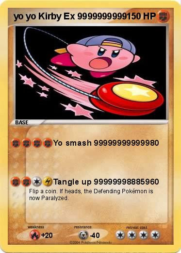 Pokemon yo yo Kirby Ex 9999999999