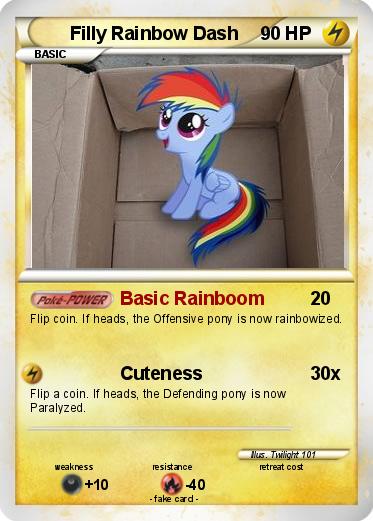 Pokemon Filly Rainbow Dash
