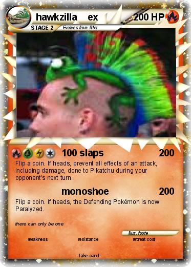 Pokemon hawkzilla    ex