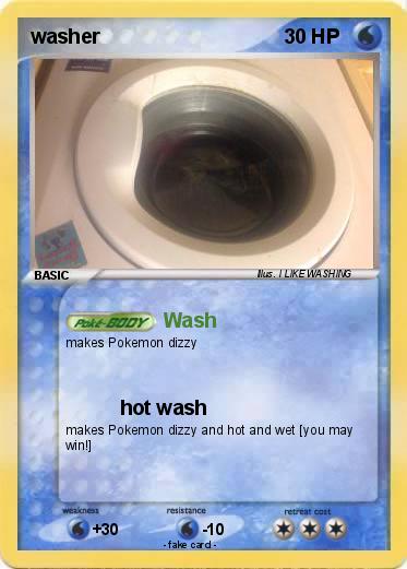 Pokemon washer