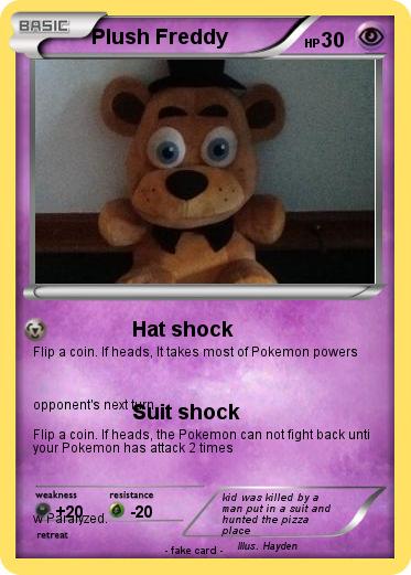 Pokemon Plush Freddy