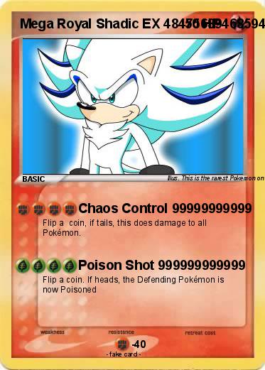 Pokemon Mega Royal Shadic EX 484756894685948659650685050HP