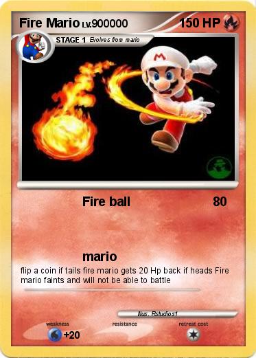 Pokemon Fire Mario