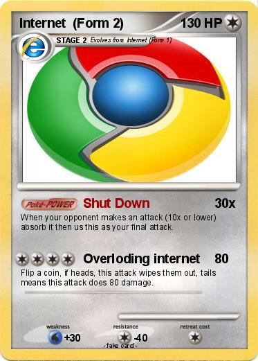 Pokemon Internet  (Form 2)