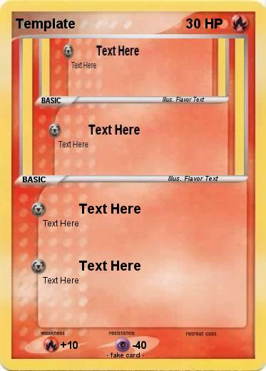 Pokemon Template