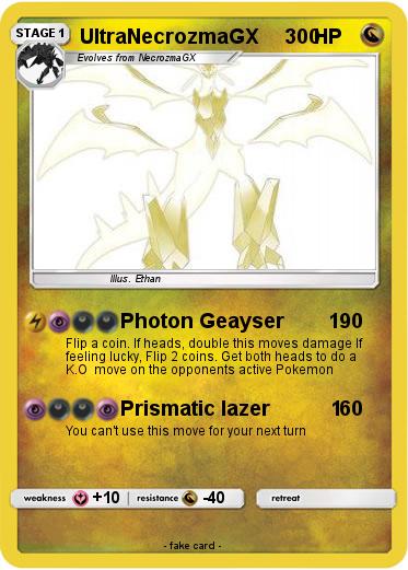 Pokemon UltraNecrozmaGX         0