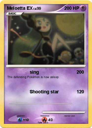 Pokemon Meloetta EX