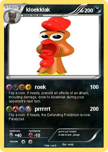 Pokemon kloekklak