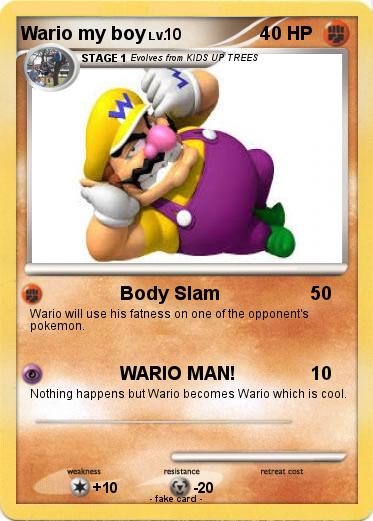 Pokemon Wario my boy