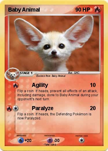 Pokemon Baby Animal