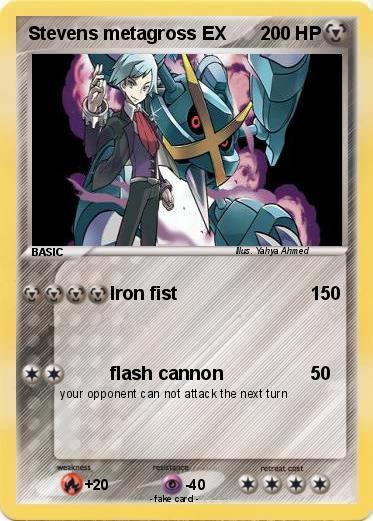 Pokemon Stevens metagross EX