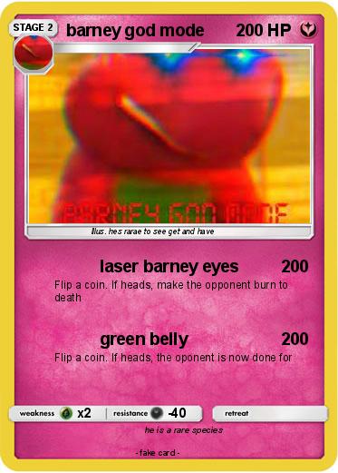 Pokemon barney god mode