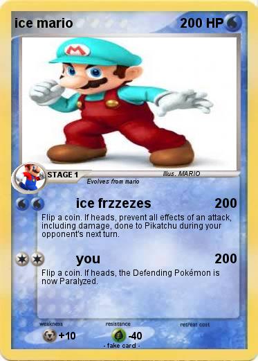 Pokemon ice mario
