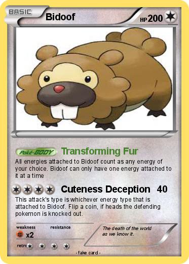 Pokemon Bidoof