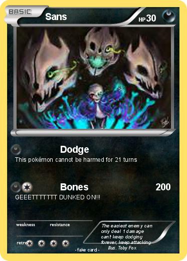 Pokemon Sans